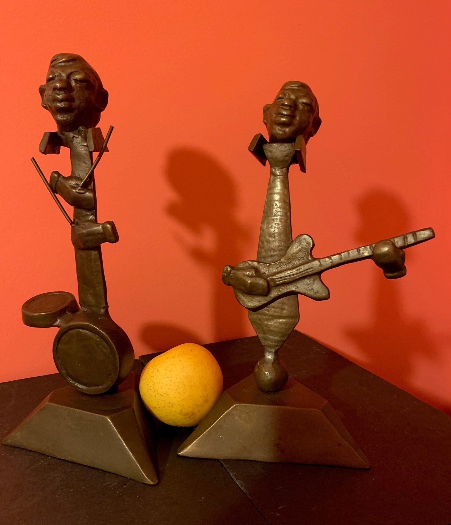 Jamsessie met gitarist (gele mirabel)